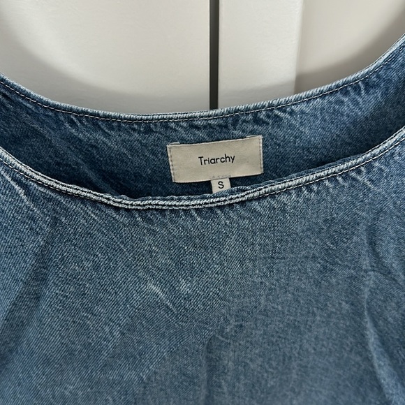 Triarchy Cellsius Capsule Denim Mini Dress - Picture 6 of 8